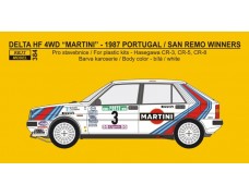 Transkit – Lancia Delta HF 4WD - 1987 Portugal / San Remo winner 1/24